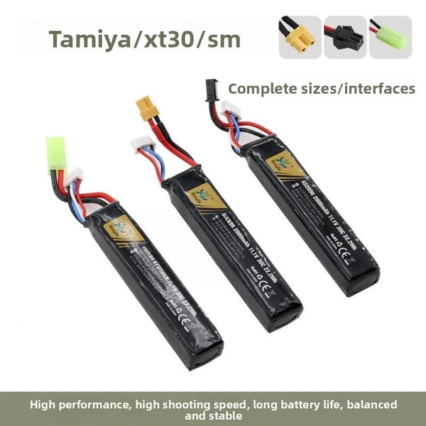 High Quality SM/Tamiya/XT30 Plug Lithium Ion Battery Large Capacity 11.1V/2000mAh Battery