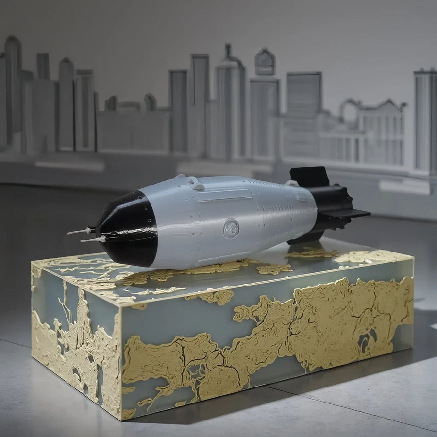 3D Printed Tsar Bomba Model Ornament