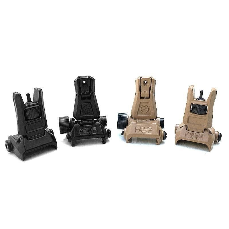 Foldable Adjustable Flip-Up Sight Set for Toy Blaster