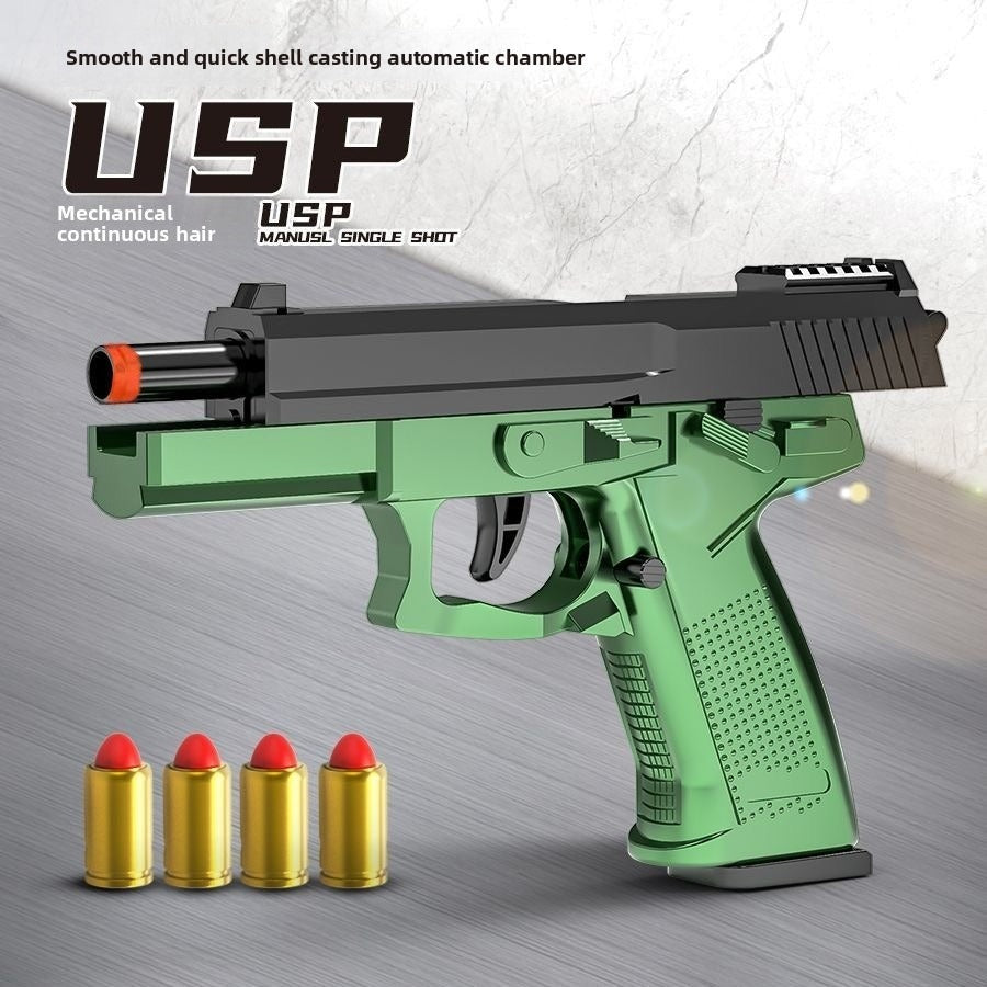 USP Continuous Shell Ejection Soft Bullet Toy Gun