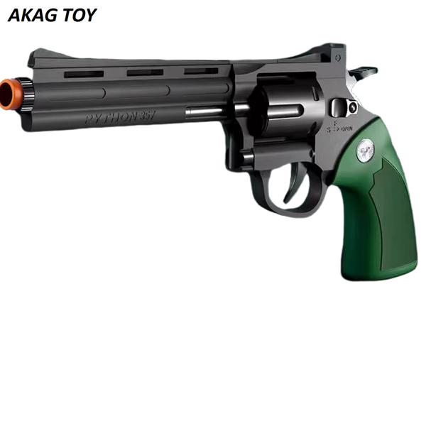 357/ZP-5 Shell Ejection Revolver Soft Bullet Gun - Toy Gun