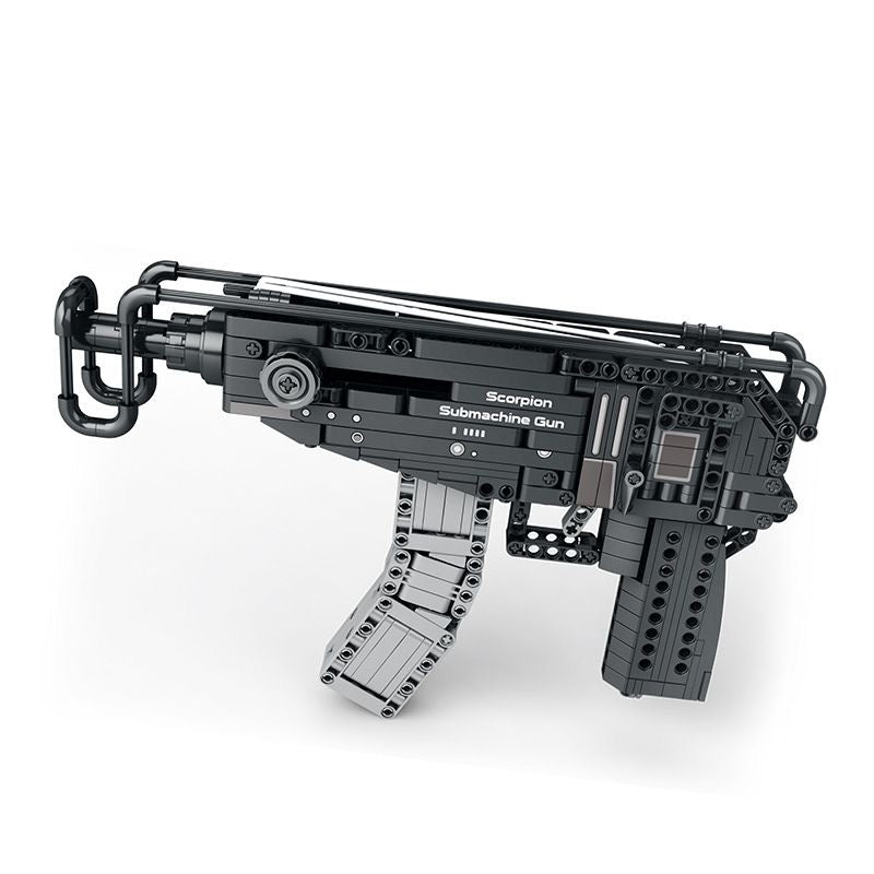 Vz.61 Scorpion Building Block Toy Gun Military Model
