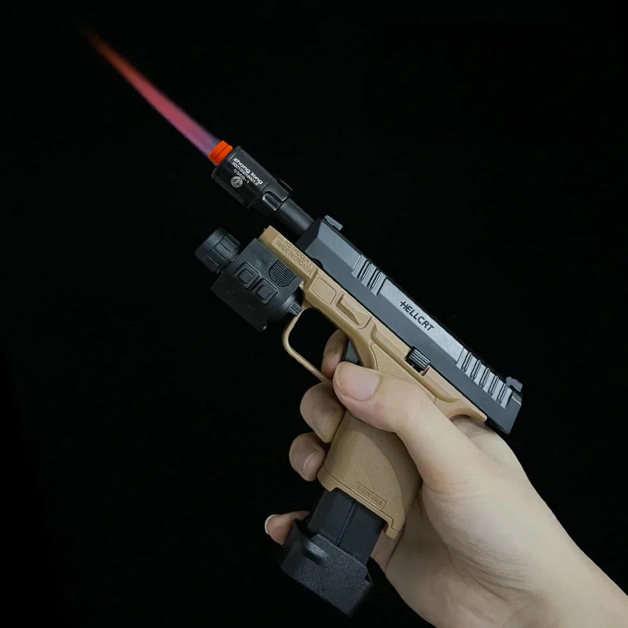 HellCat Three Magazine Metal Windproof Gun Shape Lighter