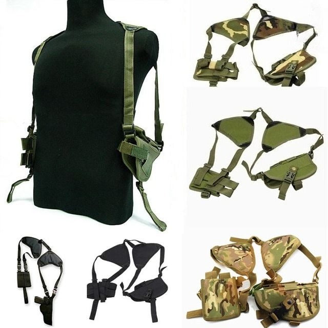 Multi-Functional Universal Underarm Tactical Gun Holster and Magazine Pouch