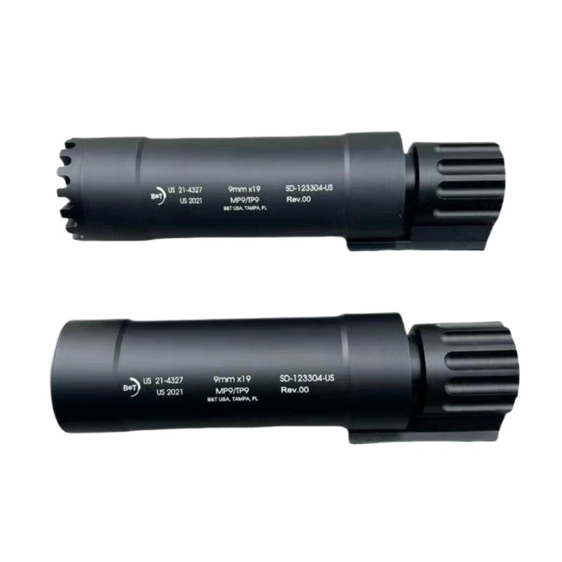 Lehui MP9 Toy Blaster Universal QD Metal Mock Suppressor