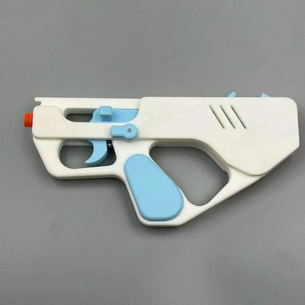 3D Printed Fully Automatic Ten-Shot Rubber Band Toy Gun-Decompression Toy