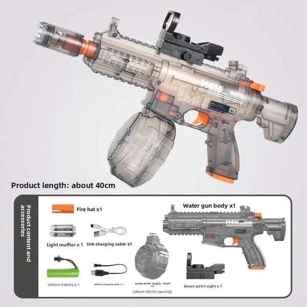 M416 Electric Continuous Fire Water Gun Boy Toy