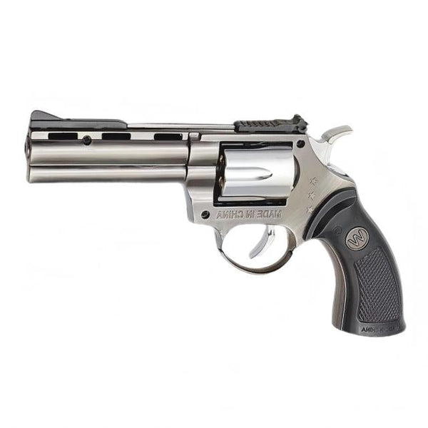Vintage Rotating Metal Revolver Toy Model