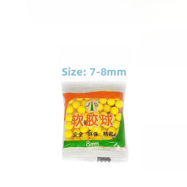 7-8mm Soft Rubber Ball Bullets