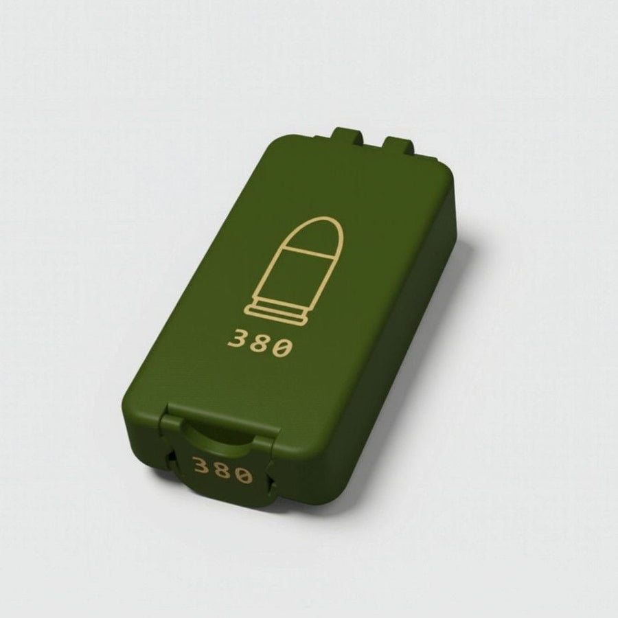 3D Printer 380 Bullet 50-round Capacity Storage Box