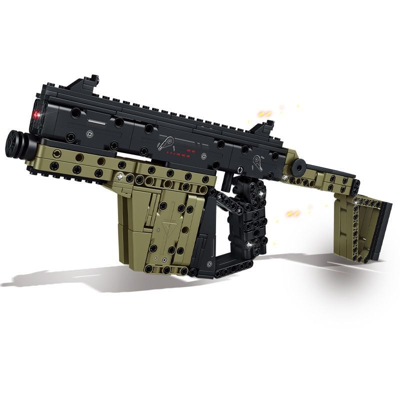 Vector Building Block Toy Gun Model