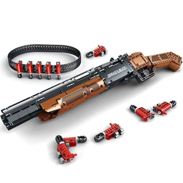 Double-barreled Shotgun Building Blocks Toy Model