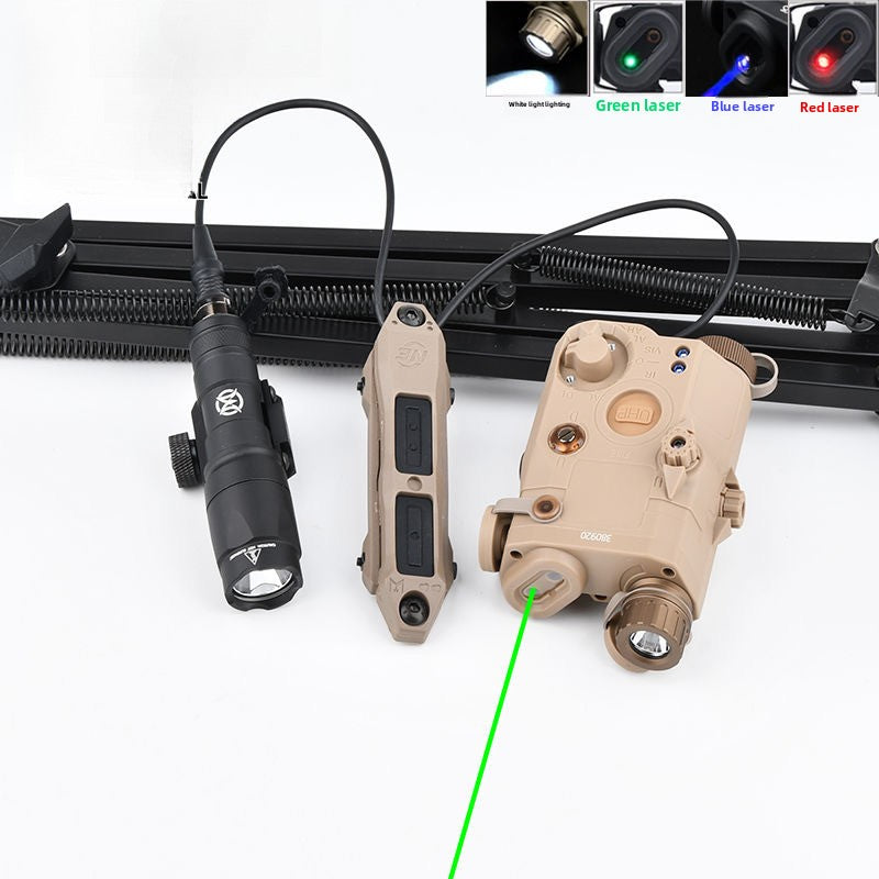 Upgraded Version PEQ-15 Laser + M300A Metal Flashlight + Dual Control