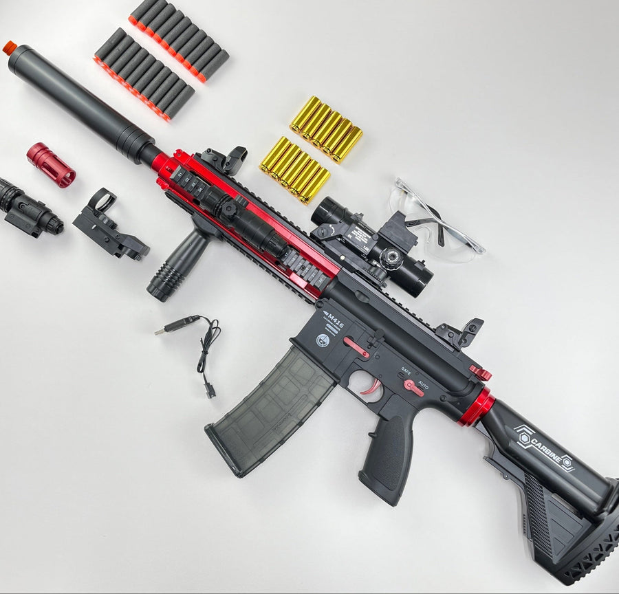 M416 Electric Burst Fully Automatic Shell Ejection Soft Bullet Gun - Toy Gun