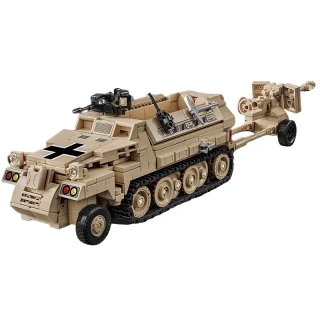 German Half-Track Armored Vehicle Building Blocks