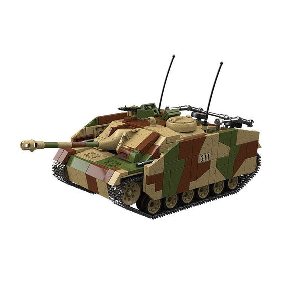 German Limited Edition Stug.III G Tank Building Block Model