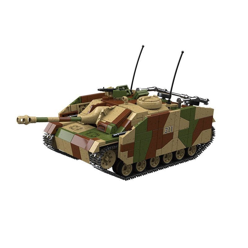 German Limited Edition Stug.III G Tank Building Block Model