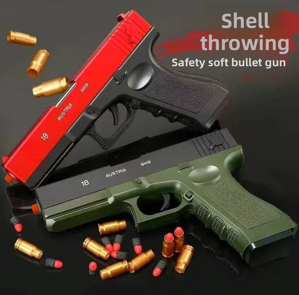 New Manual Shell Ejection Soft Bullet Gun-Toy Pistol