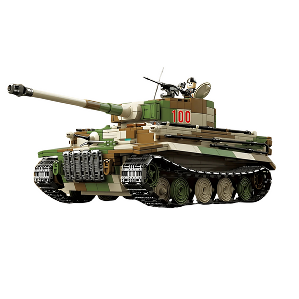 German Tiger 1 Heavy Tank Building Blocks