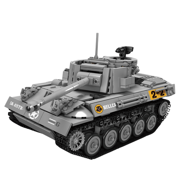 M18 "Hellcat" Remote Control Tank Military Building Blocks
