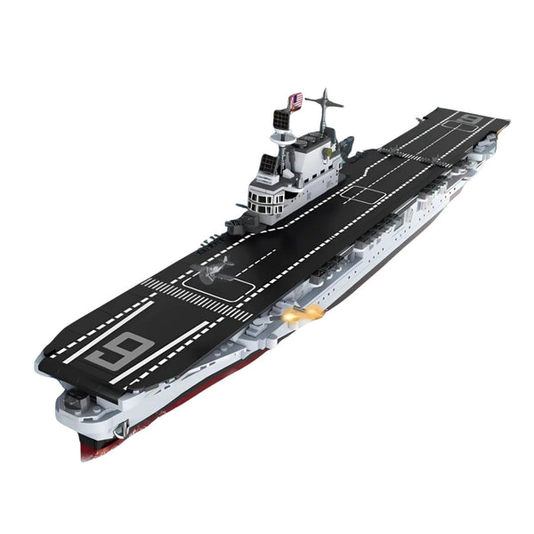 WWII USS CV-6 Enterprise Large Building Blocks Model