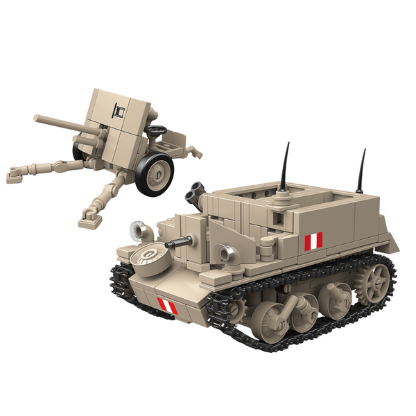 WWII British Third Party Bren Gun Carrier Ordnance QF2-pounder Building Block