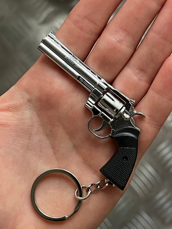 Python 357 Revolver Keychain