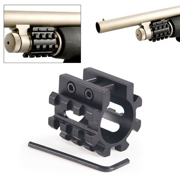 20mm Rail Toy Gun Tactical Flashlight Tube Clip