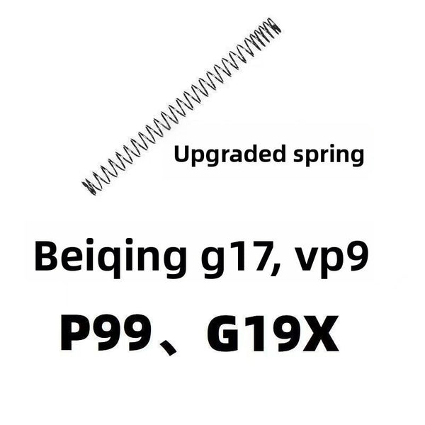 Beiqing 2011/G17/VP9/P99/G19X/G45 Electric Toy Gun Upgrade Spring