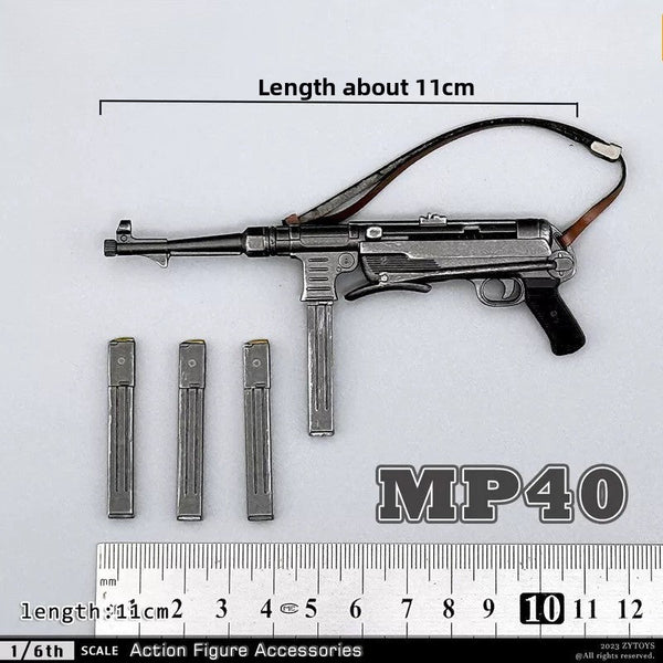 1:6 World War II MP40 Submachine Gun Toy Model