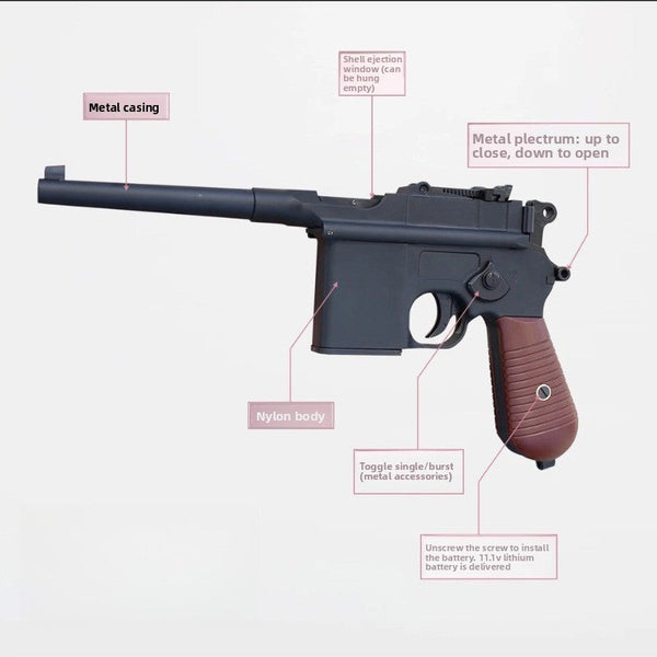 GQH Mauser C96 V2 Electric Shell Ejection Dart/Gel Blaster
