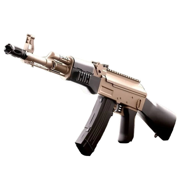 AK47 Mechanically Linked Shell Ejection Soft Bullet Gun