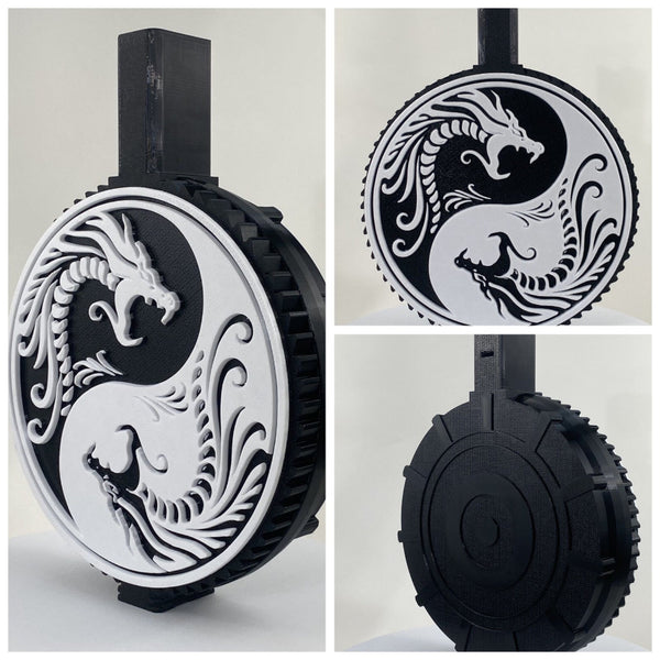 Handi Tec-9 3D printed Drum Magazine