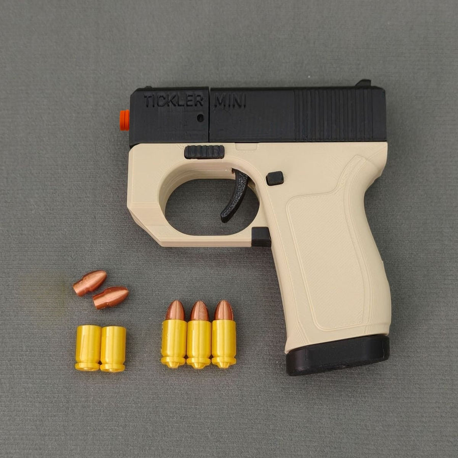 3D Printed Mini Shell Ejection Decompression Toy Gun - Blaster Gun
