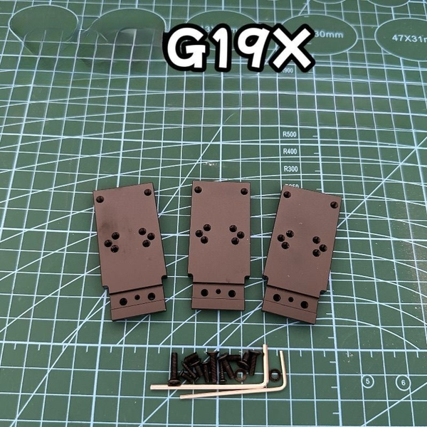 Modulo Cube G19X Aluminum Alloy RMR Base Adapter Plate