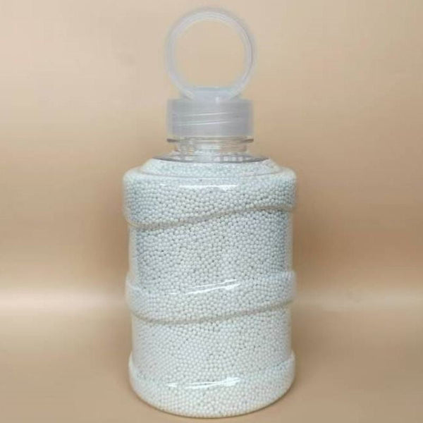 200K 7-8mm Large Portable Bottle with Frosted Milky White Gel Balls