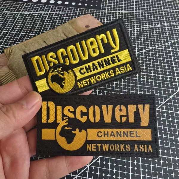 Embroidered Reflective animal Velcro tactical badges