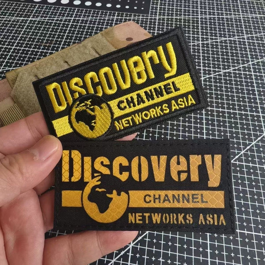 Embroidered Reflective animal Velcro tactical badges