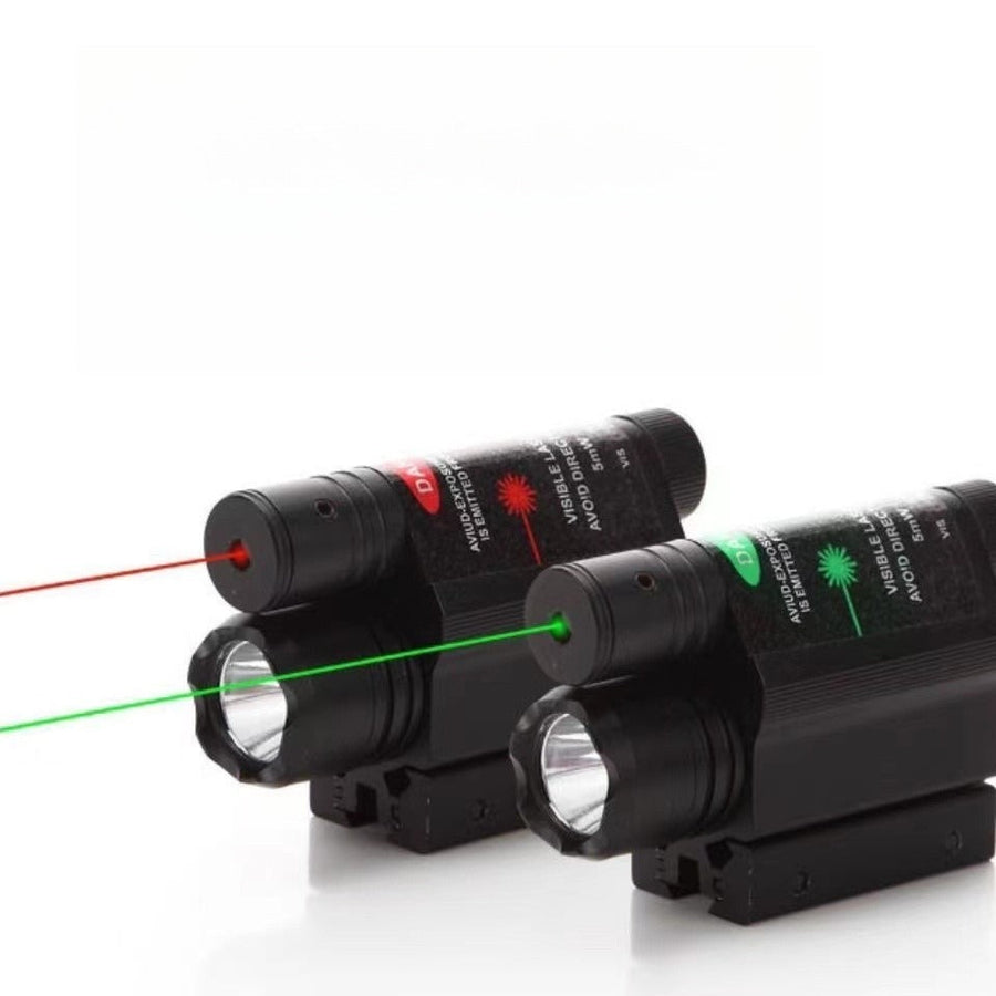 New Version Of High-Intensity Metal Tactical Flashlight And Laser Sight