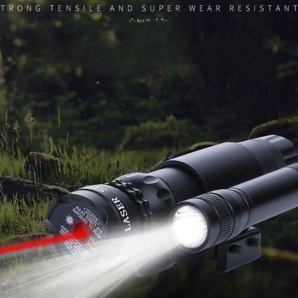 Red And Green Laser Flashlight Combo Sight