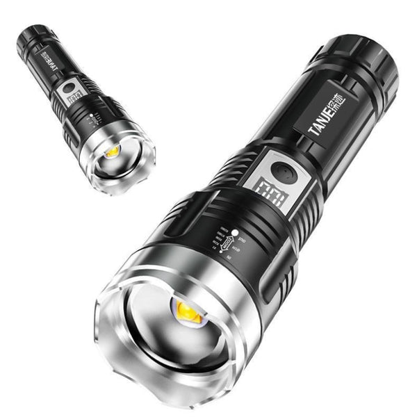 LED Outdoor Long-Range High-Intensity Portable Flashlight