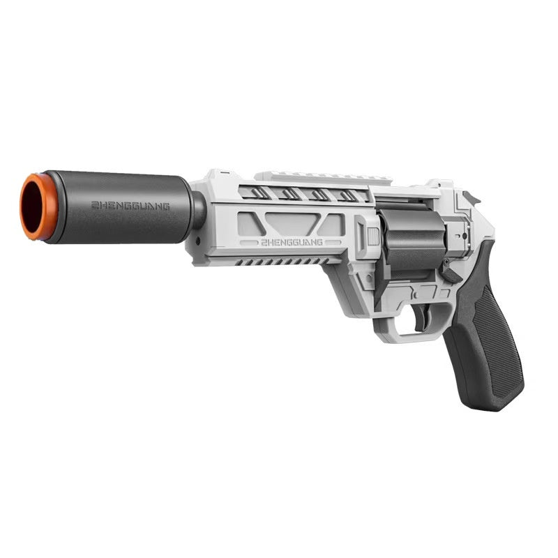 Revolver Electric Continuous Firing Soft Bullet Gun-Children's Toy Pistol