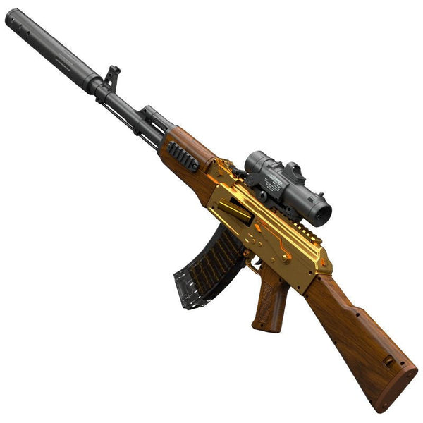 AK47 Electric Automatic Shell Ejector Soft Bullet Gun