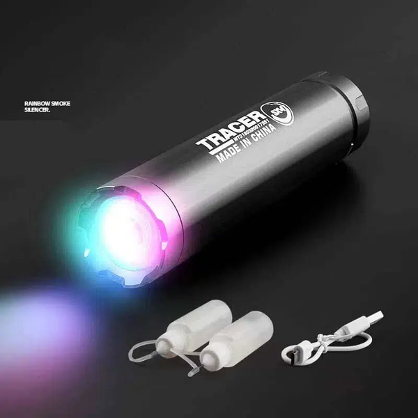 Metal Smoke Wolf Rainbow Smoke Silencer