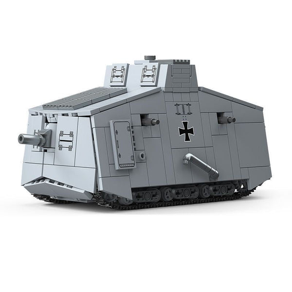 World War I German A7V Heavy Tank Building Blocks