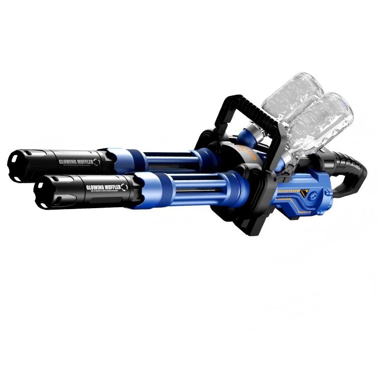 Large Double-Barreled Gatling Gel Blaster