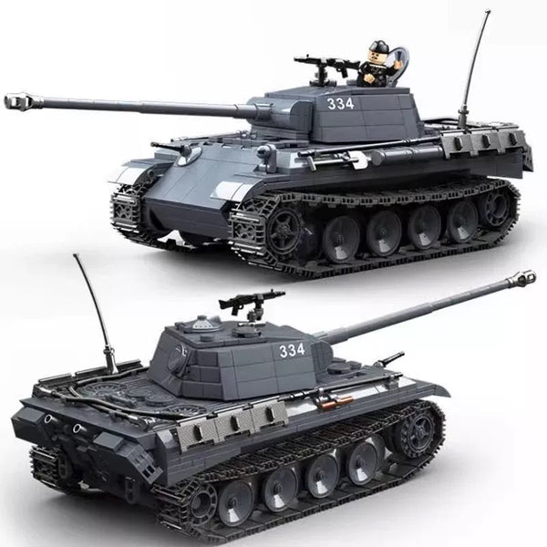 WWII German Panther Tank Building Blocks