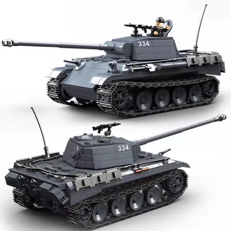 WWII German Panther Tank Building Blocks