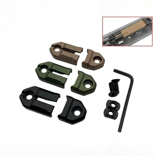 DBAL-A2 M300 M600 Flashlight M-LOK Metal Rat Tail Slot Mounting Bracket