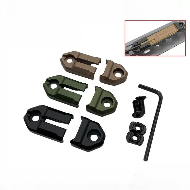 DBAL-A2 M300 M600 Flashlight M-LOK Metal Rat Tail Slot Mounting Bracket